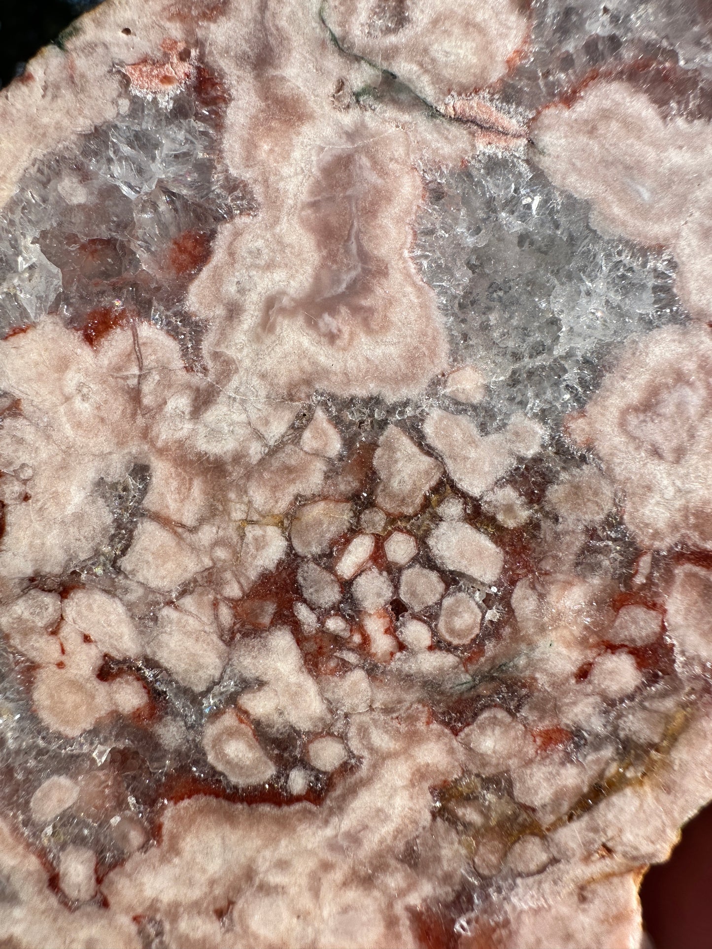 Brazilian Pink amethyst slab