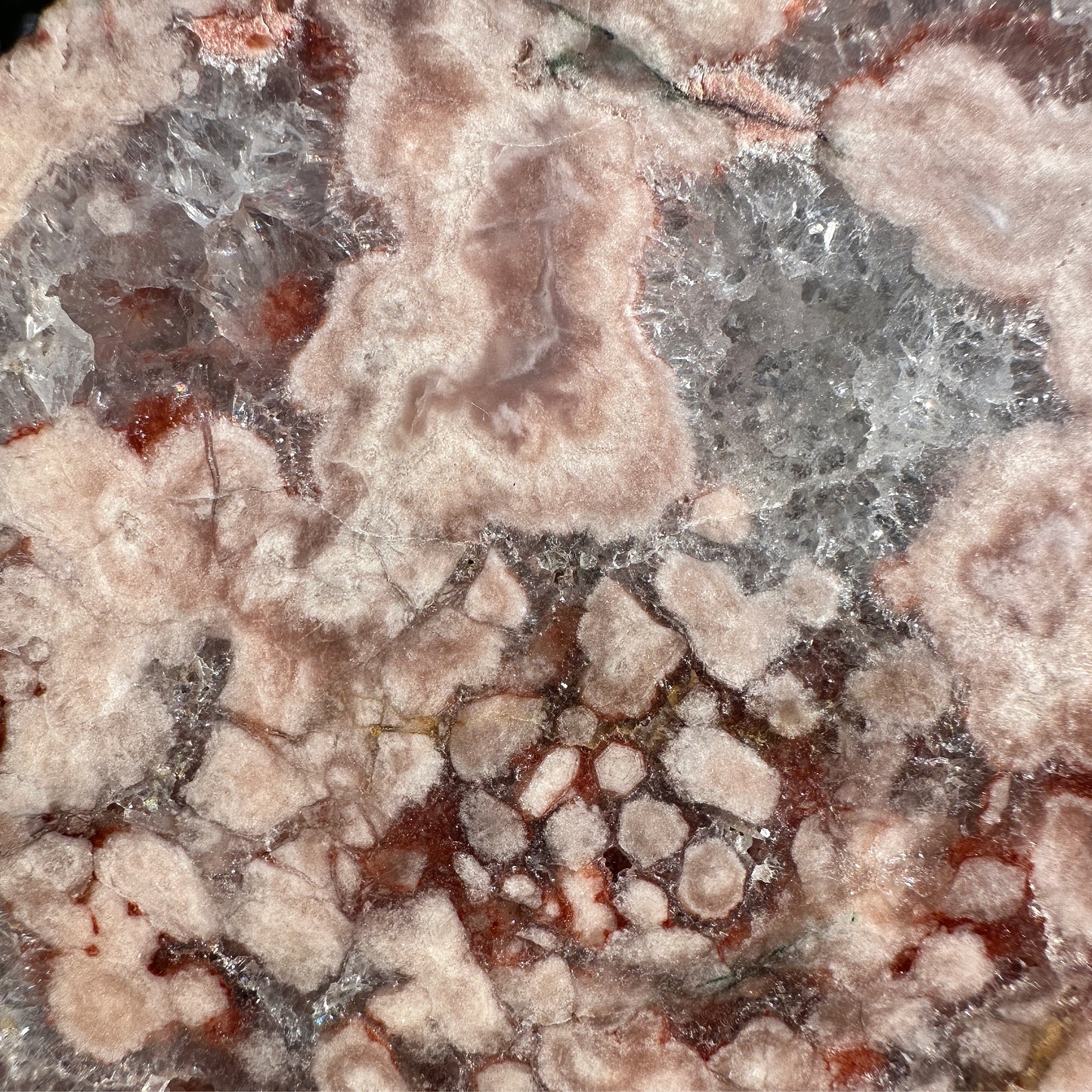 Brazilian Pink amethyst slab